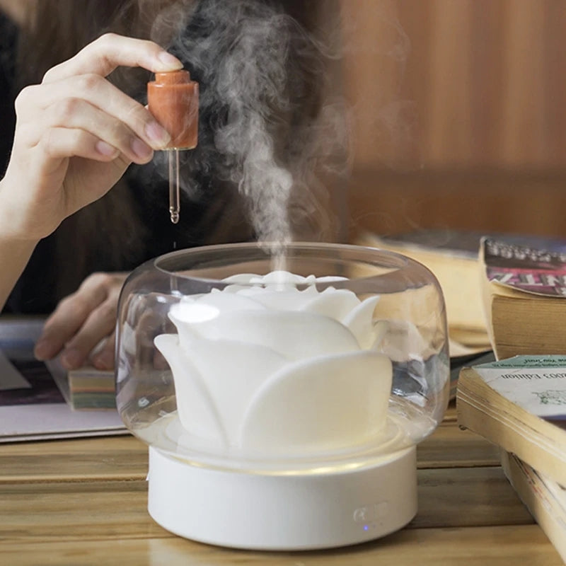 Luxe Aroma Diffuser with LED Lighting - AromaGlow