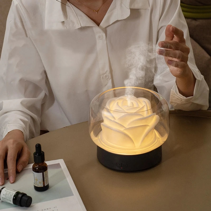 Luxury Aroma Diffuser with LED lighting - AromaGlow