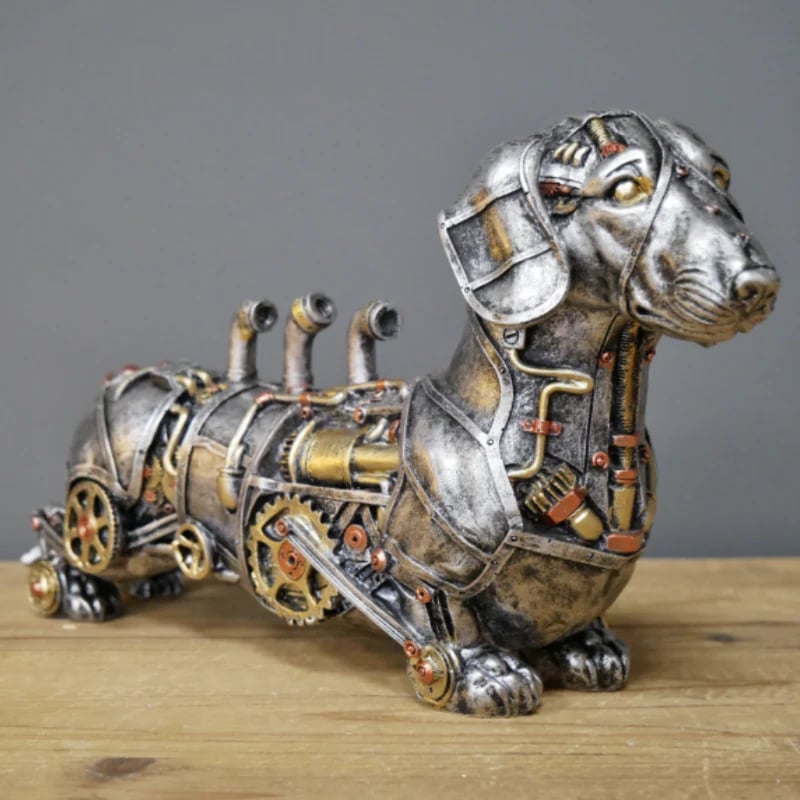 Mechanical Punk Animal Sculptures - GearBeast