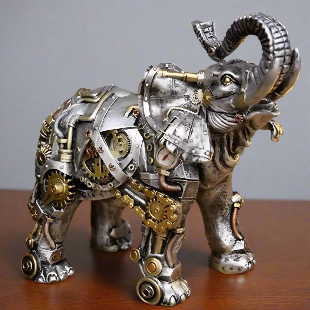 Mechanical Punk Animals Statues - GearBeast