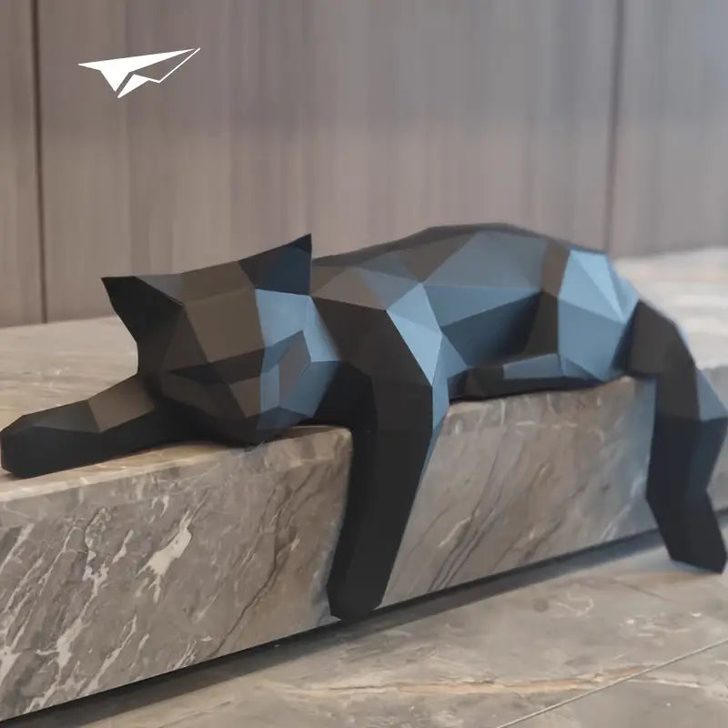 Modern Cat Figurine - Luna