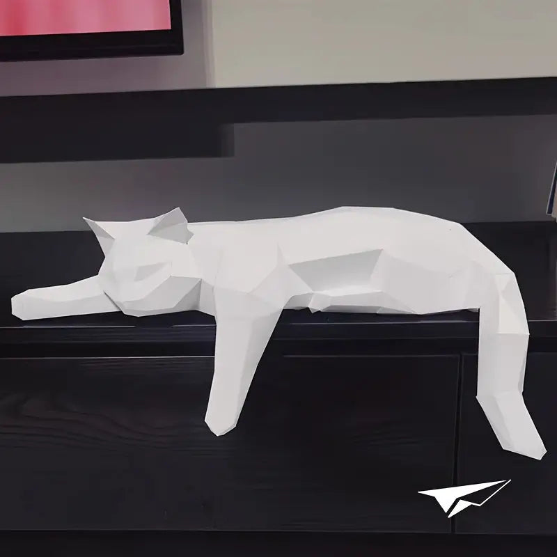 Modern Cat Figurine - Luna