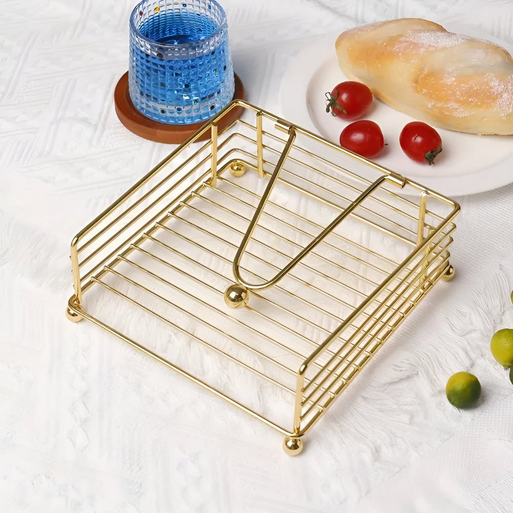 Porte-serviettes de table en fer au design épuré | Virelle Maison