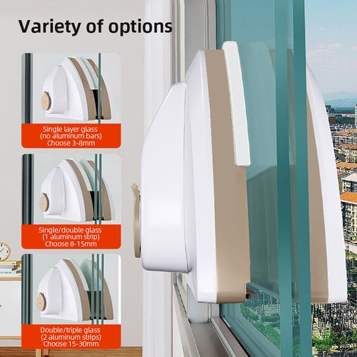 Magnetic Double Sided Glass Window Cleaner – Effortless Dual-Sided Cleaning