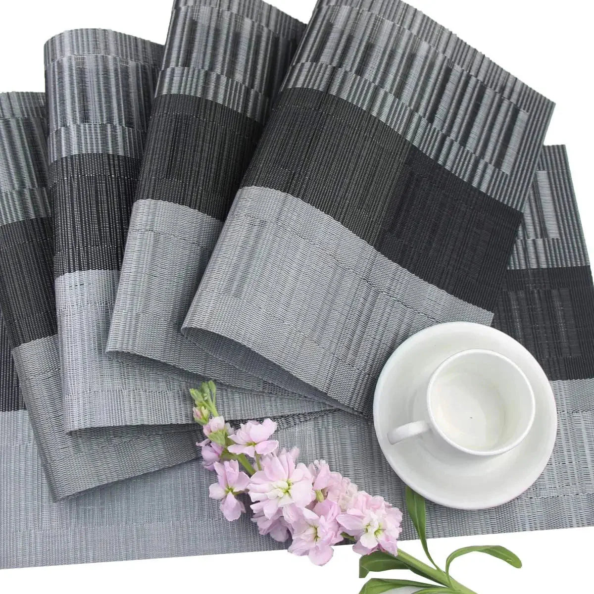 Set de sets de table tissés lavables – Surface résistante à la chaleur | Virelle Maison