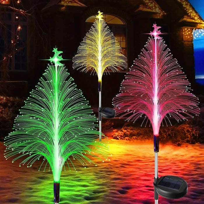 Éclairage solaire pour sapin de Noël - LumiTree