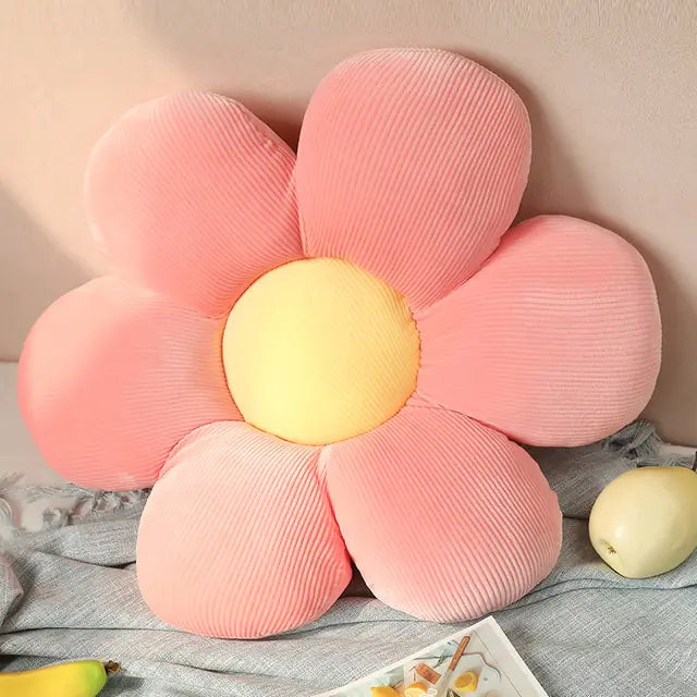 Cojín Estilizado y Cómodo en Forma de Flor - Floral Bliss