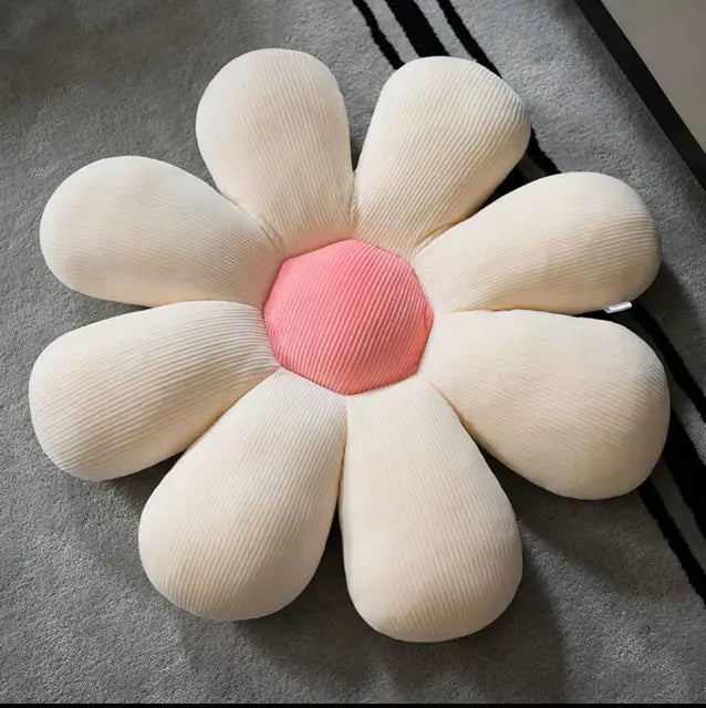 Cojín Estilizado y Cómodo en Forma de Flor - Floral Bliss