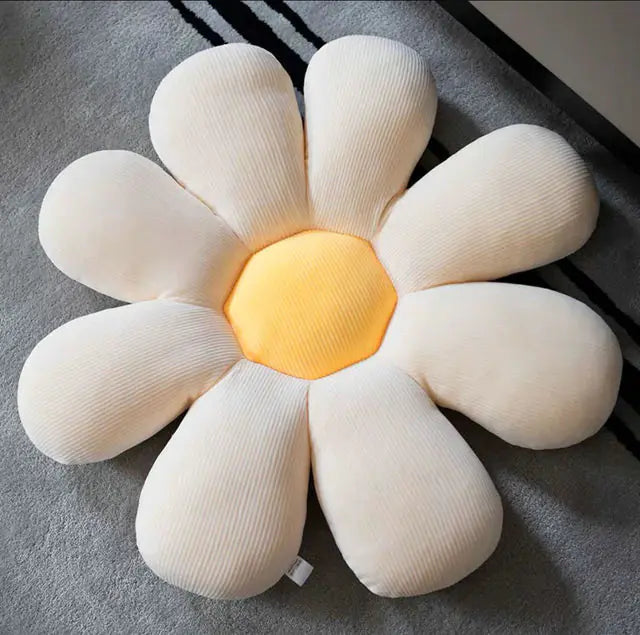 Cojín Estilizado y Cómodo en Forma de Flor - Floral Bliss