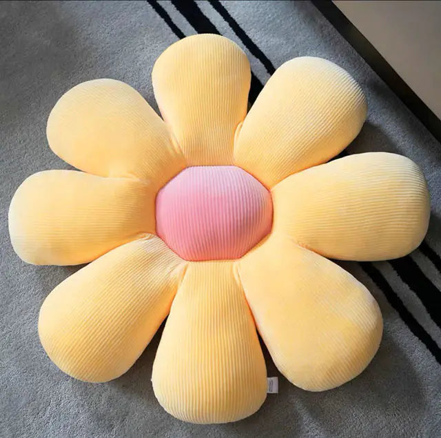 Cojín Estilizado y Cómodo en Forma de Flor - Floral Bliss