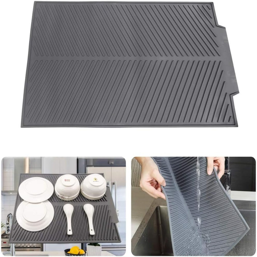Tapis d’égouttage en silicone souple et antidérapant | Virelle Maison
