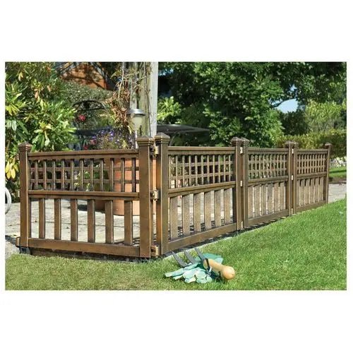 Garden Border Fence Panels – Weatherproof Polyurethane with Easy Slot Design