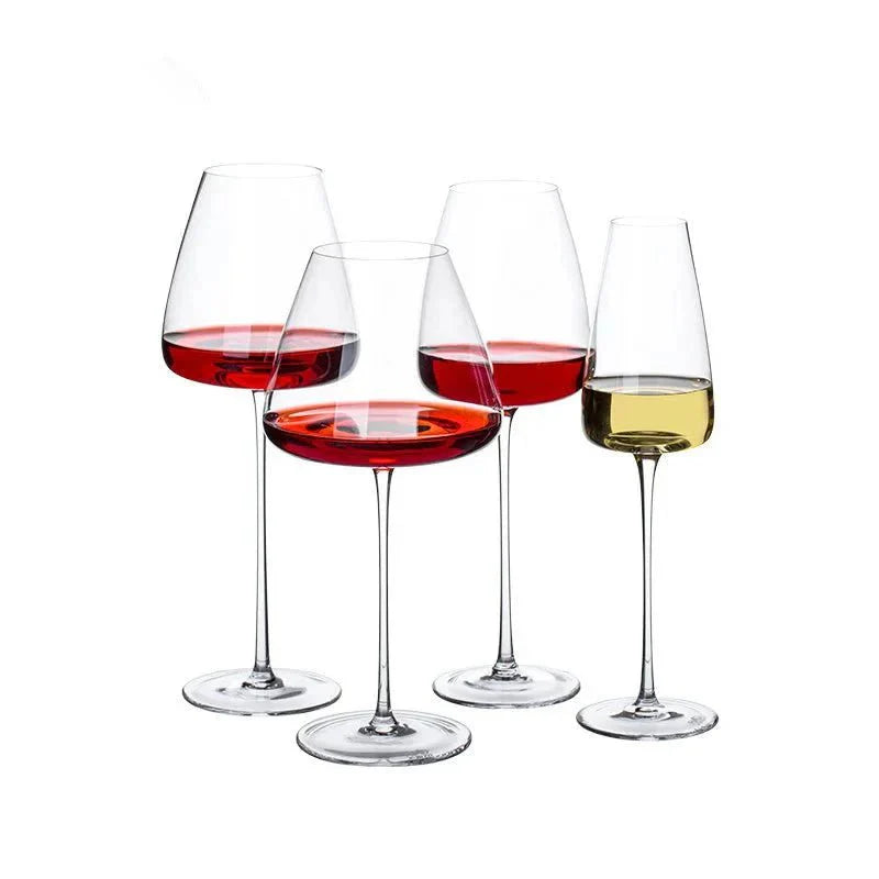Verres à vin et champagne en cristal soufflé main | Virelle Maison