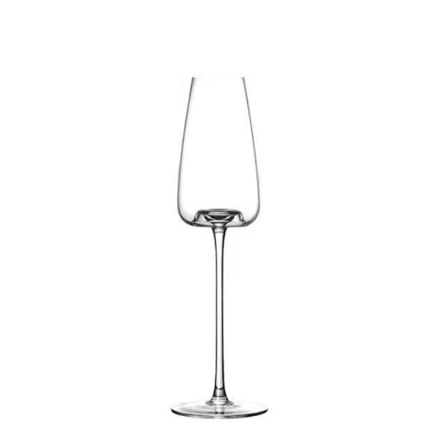 Verres à vin et champagne en cristal soufflé main | Virelle Maison