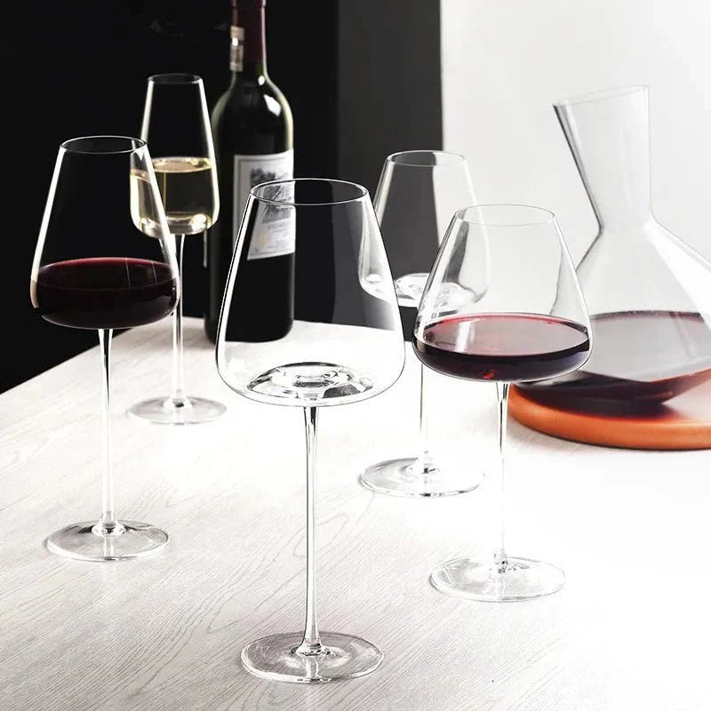 Verres à vin et champagne en cristal soufflé main | Virelle Maison