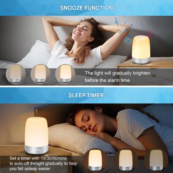 Lampe de réveil avec sons naturels - Aurora