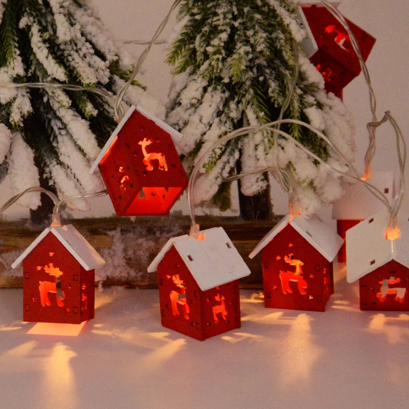 Dřevěné vánoční domečky s LED osvětlením - GlowHouse