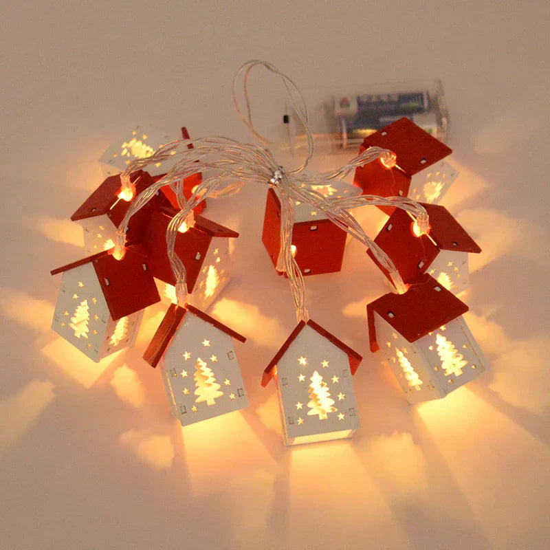 Dřevěné vánoční domečky s LED osvětlením - GlowHouse