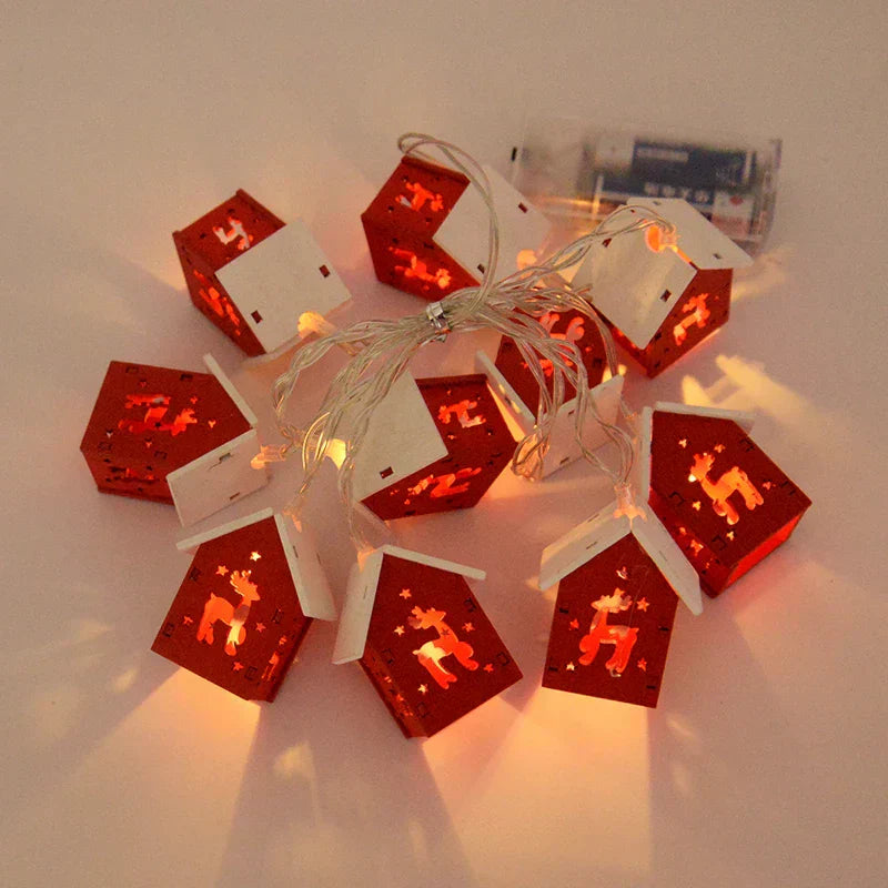 Dřevěné vánoční domečky s LED osvětlením - GlowHouse